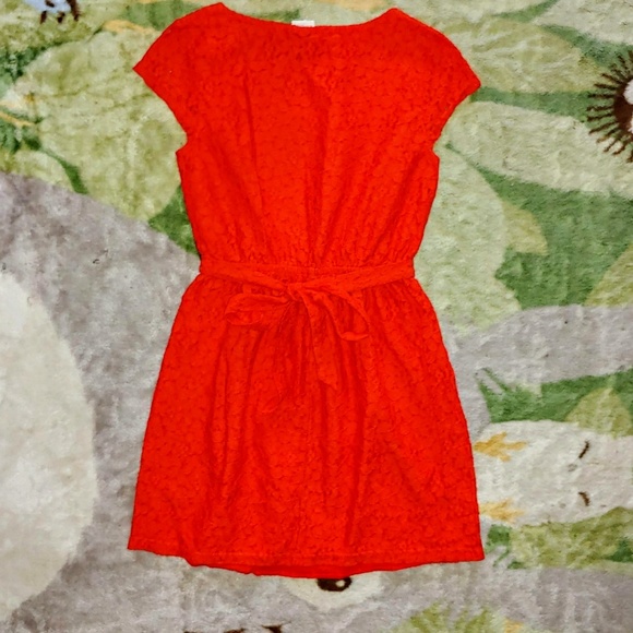 Used Merona Red Lacey Dress - Picture 2 of 6